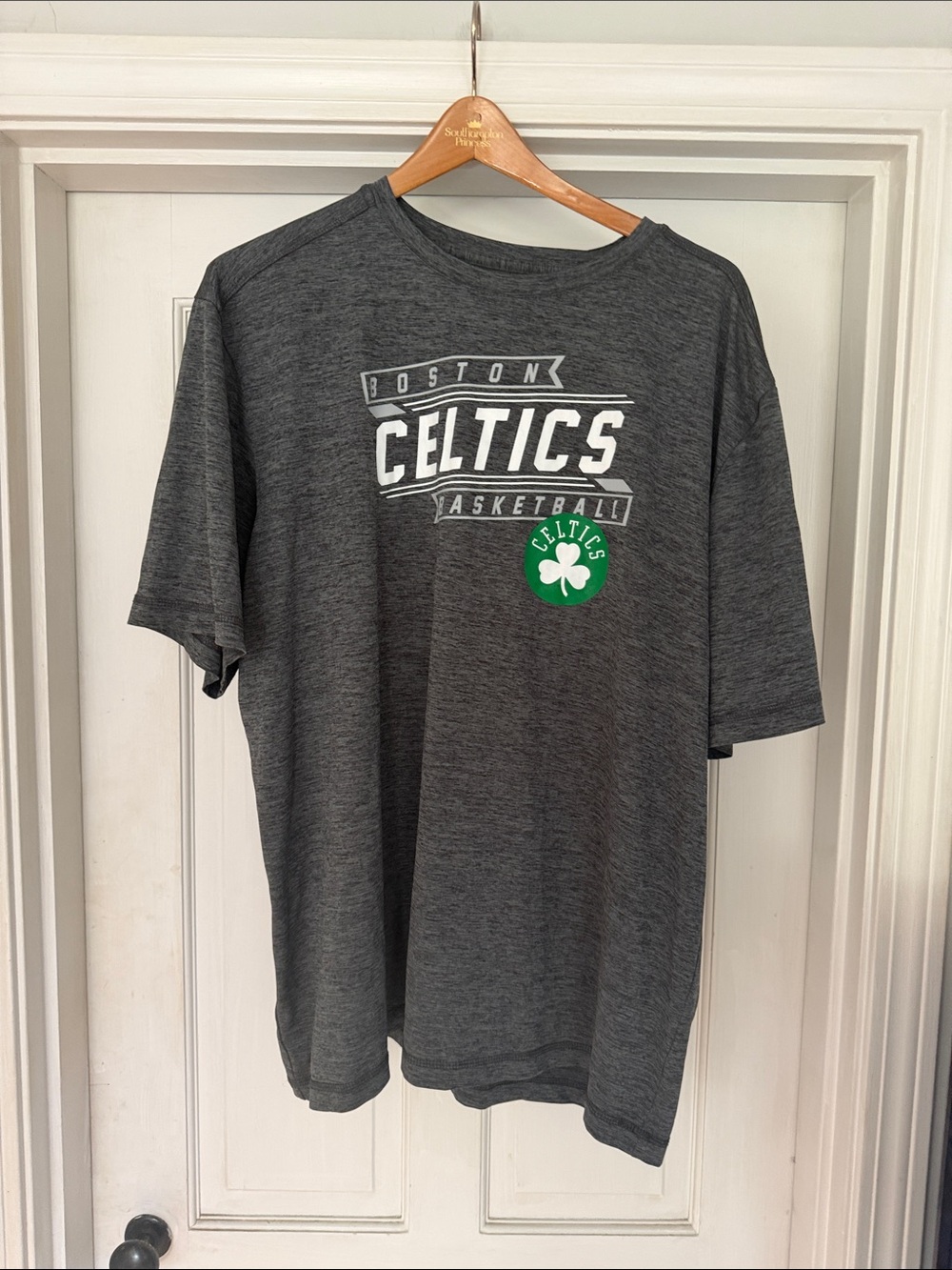 NBA Boston Celtics Gray Short-Sleeve Logo Tee